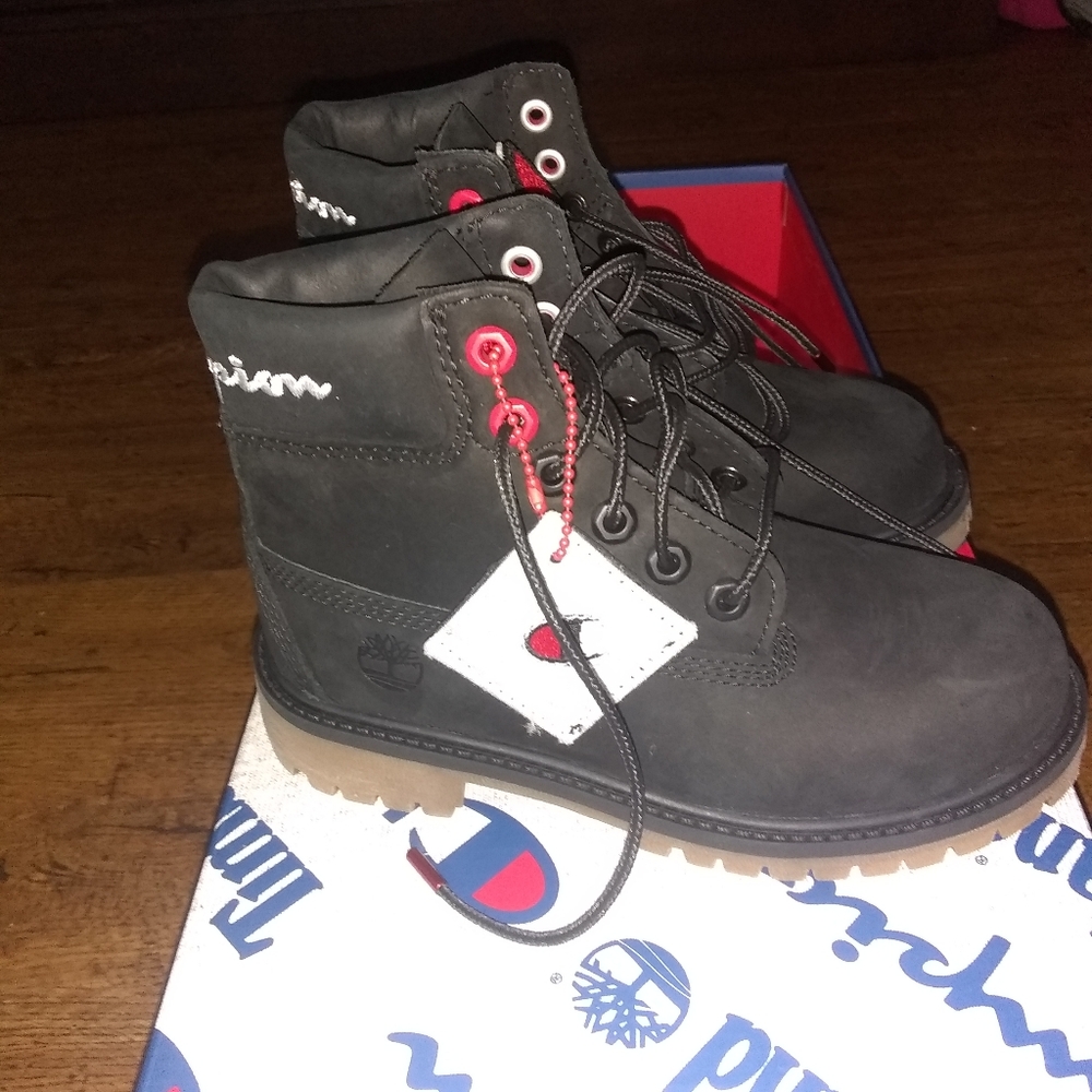 Timberland premium 6 inch water proof boot, black - Picture 2 of 8